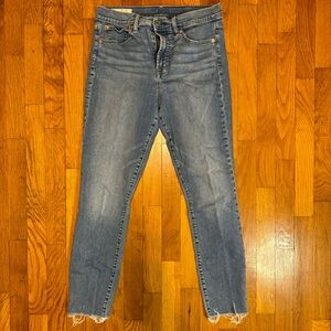 EUC Gap True Skinny high rise jeans size 10